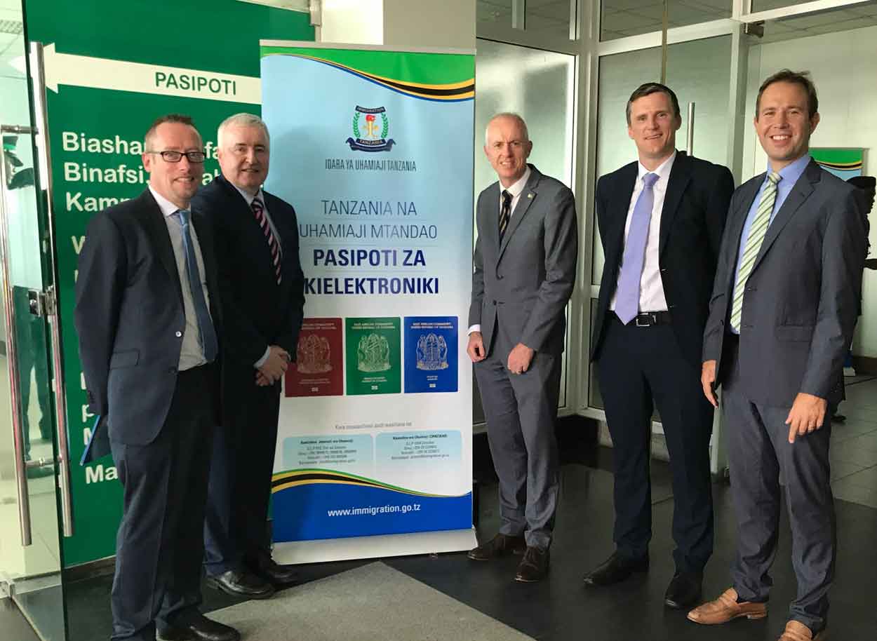 DLRS at Launch of new ePassport for Tanzania